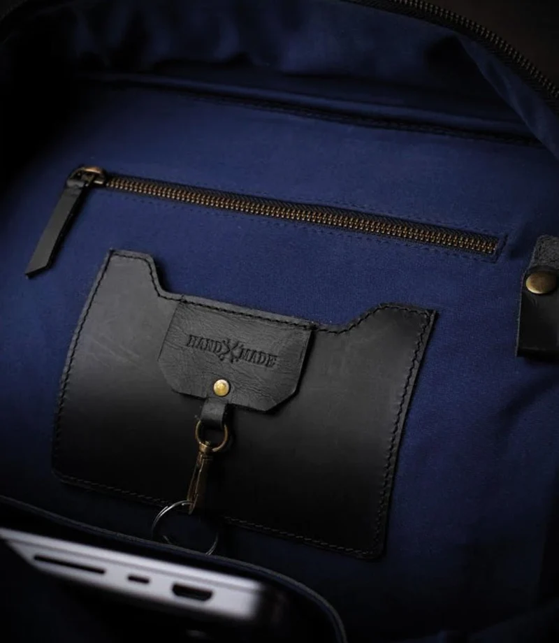 Zaino Vintage Moto Trip Machine - Rambler - Nero