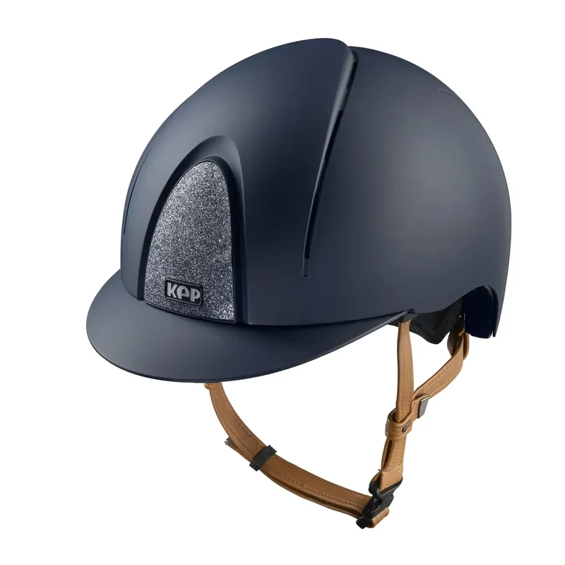 Riding Helmet Smart Nova Textile Star Silver - Beige Strap