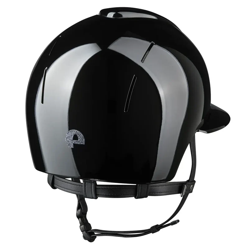Riding Helmet Smart Nova Polish Polo Visor Star Silver