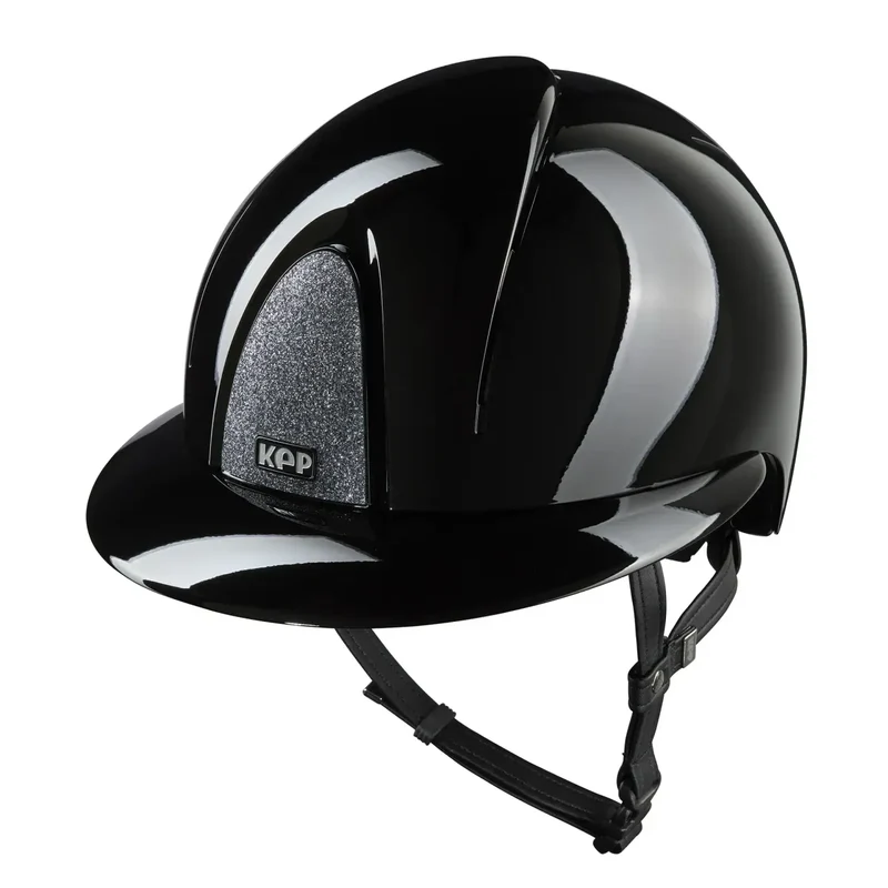 Riding Helmet Smart Nova Polish Polo Visor Star Silver