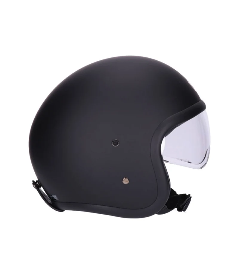 Casco Jet con Occhiali Roeg Sundown Nero Opaco