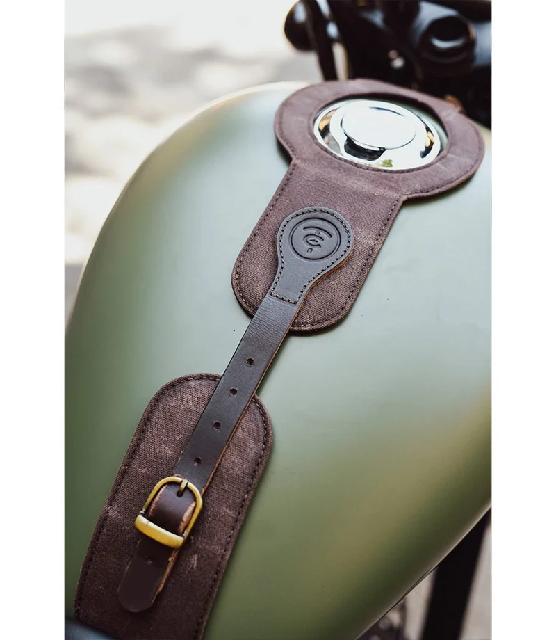 Paraserbatoio per Meteor 350 - Cafe Twin x Trip Machine - Marrone