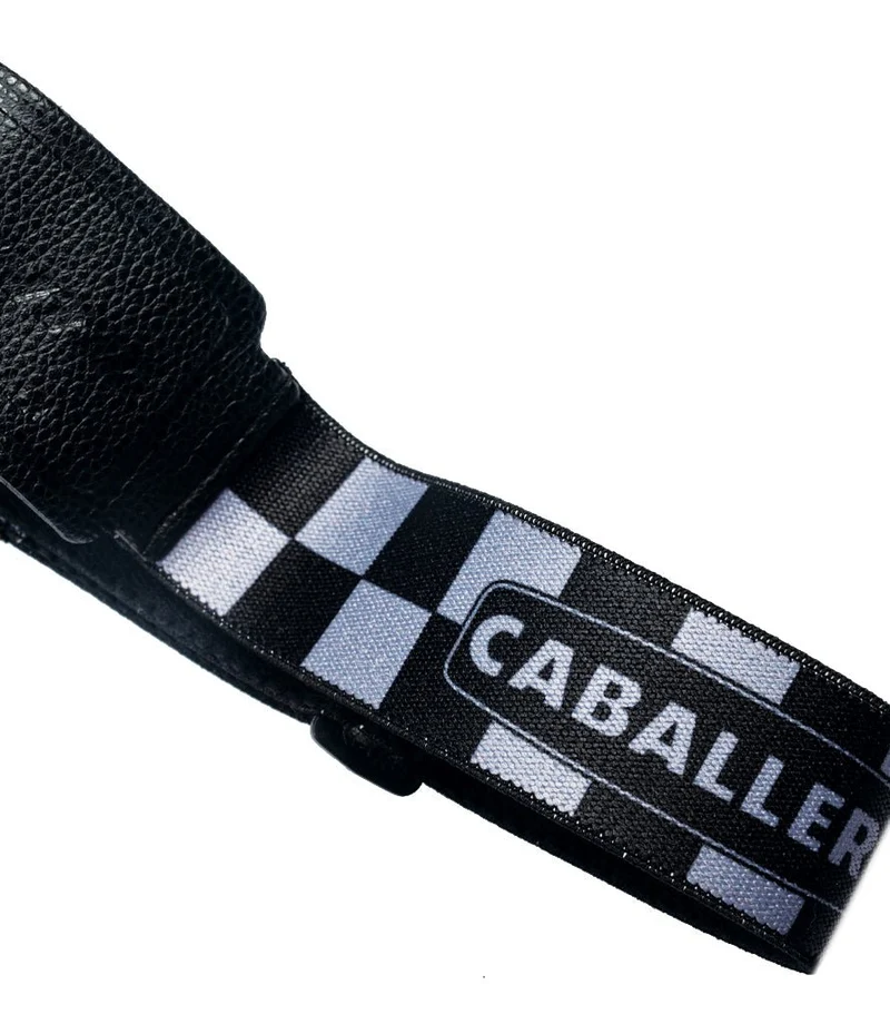 Maschera Moto "Fantic Caballero" - Nera/Check