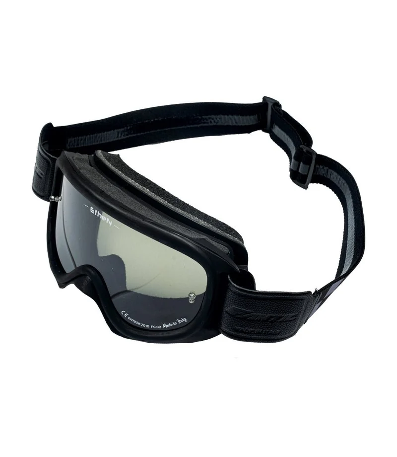 Maschera Moto "Fantic Caballero" - Nera/Check