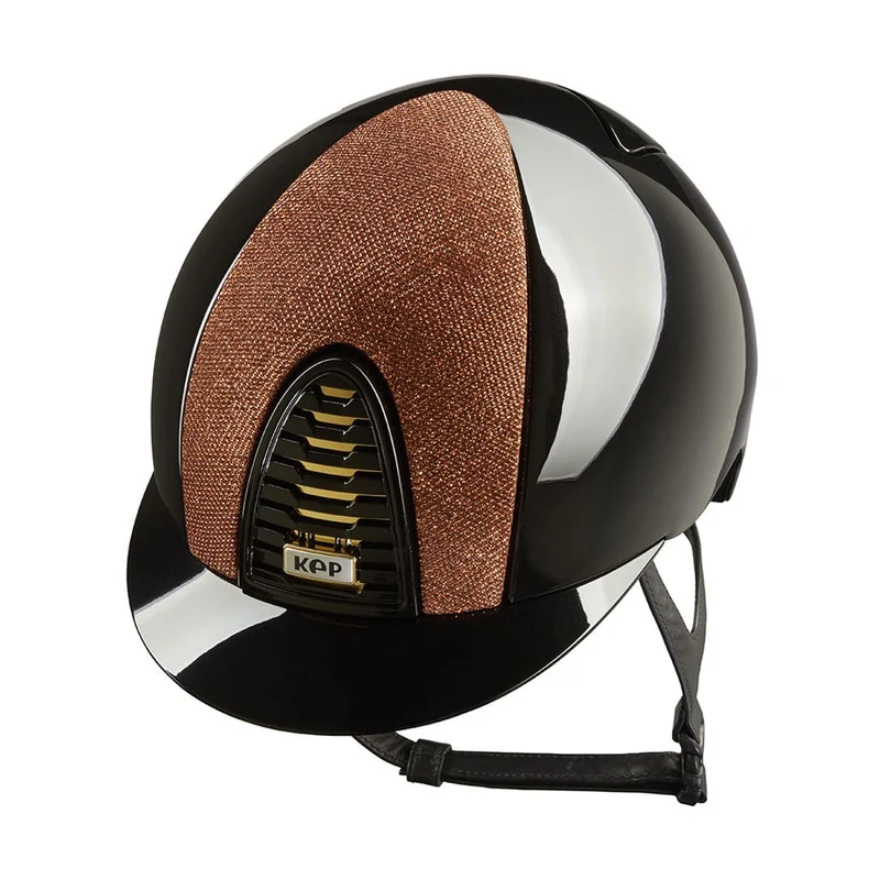 Riding Helmet Cromo 2.0 Luminor Polish Black with Bronze