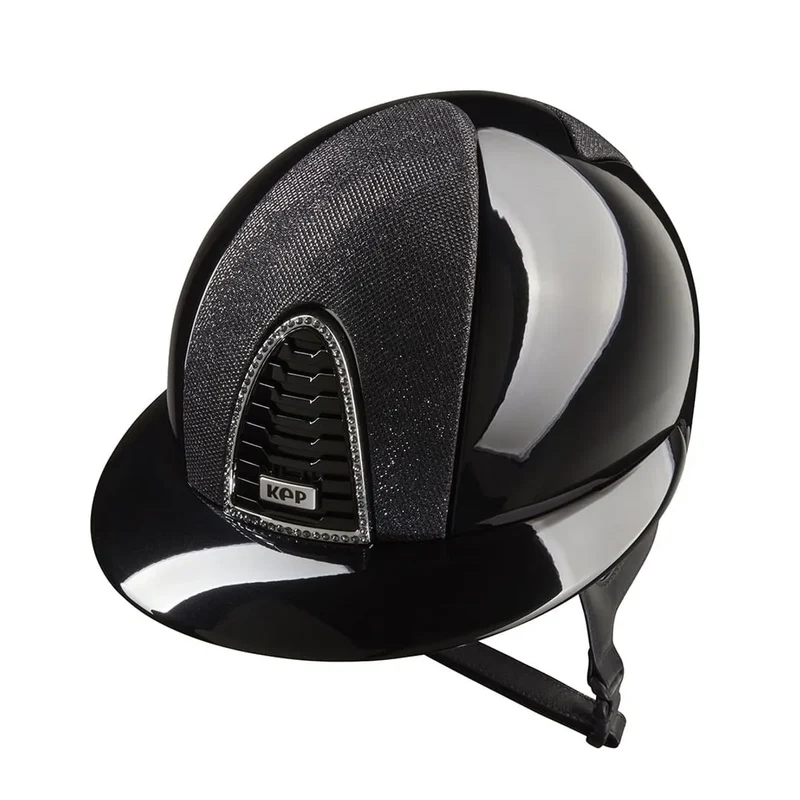Riding Helmet Cromo 2.0 Luminor Polish Black Polo Visor