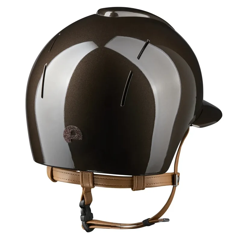 Riding Helmet Smart Nova Polish Polo Visor Star - Beige Strap