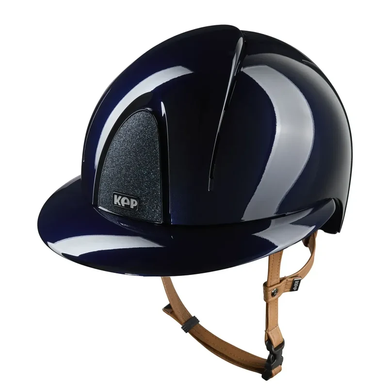 Riding Helmet Smart Nova Polish Polo Visor Star - Beige Strap