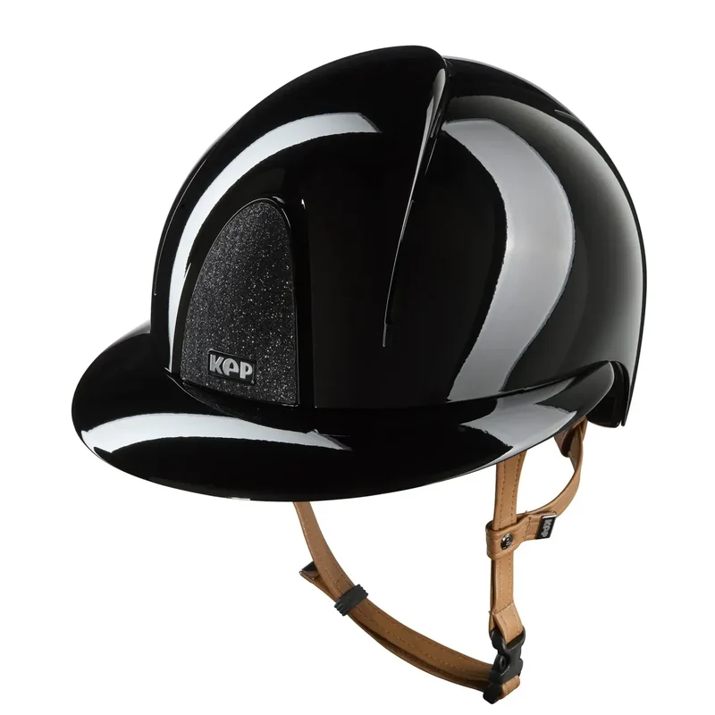 Riding Helmet Smart Nova Polish Polo Visor Star - Beige Strap