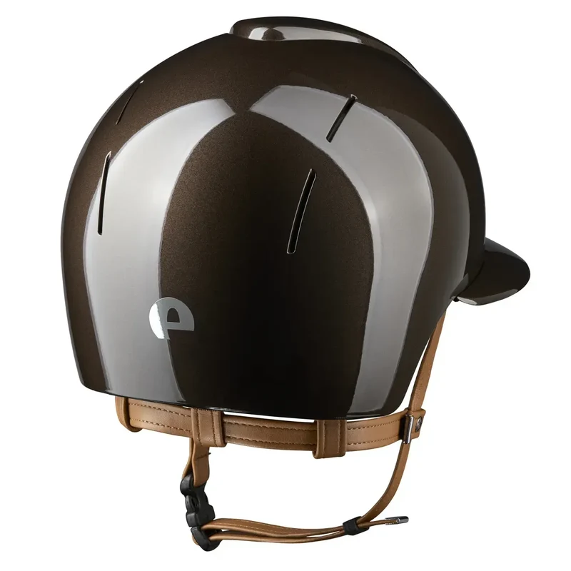 Riding Helmet Smart Nova Polish Polo Visor - Beige Strap