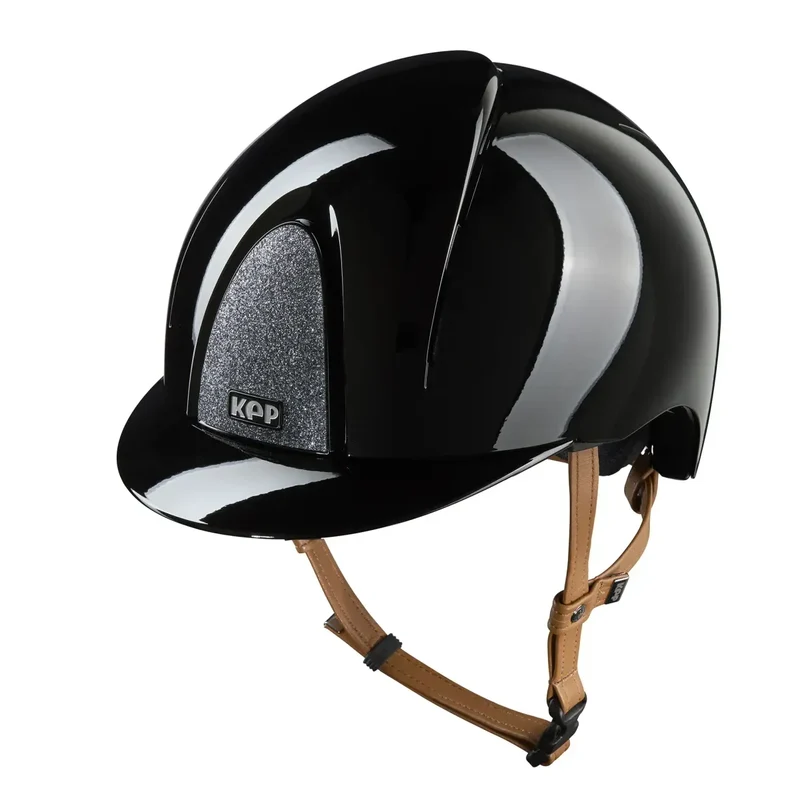 Riding Helmet Smart Nova Polish Star Silver - Beige Strap