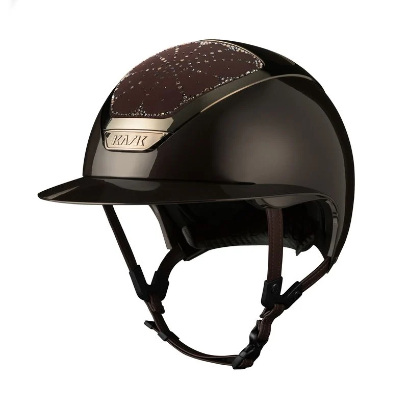 Riding Helmet Star Lady Pure Shine Riviera Brown