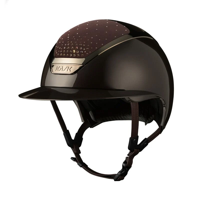 Riding Helmet Star Lady Pure Shine Passage Brown