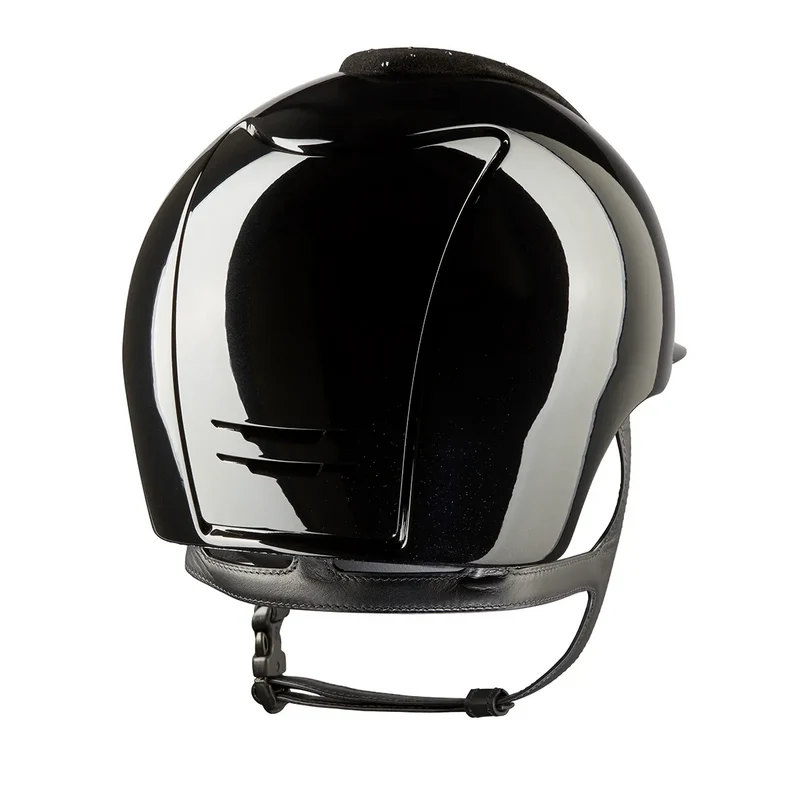 Riding Helmet Cromo 2.0 Goccia Polish Black Polo Visor