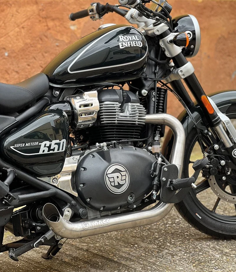 Scarico per Super Meteor / ShotGun 650 - Omologato - Hot Rod - Cafe Twin x Mass