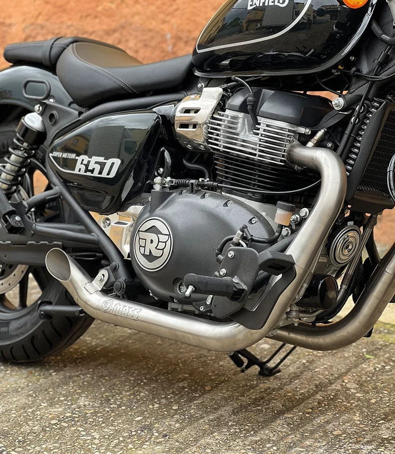 Scarico per Super Meteor / ShotGun 650 - Omologato - Hot Rod - Cafe Twin x Mass