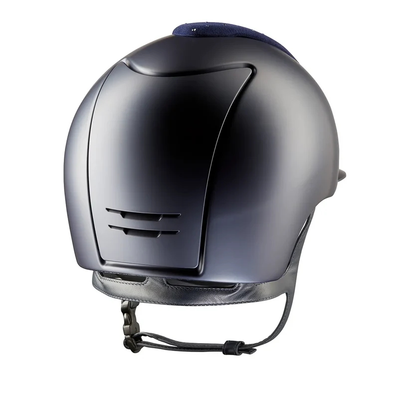 Riding Helmet Cromo 2.0 Goccia Textile Blue