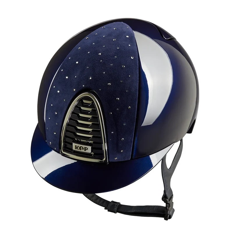 Riding Helmet Cromo 2.0 Goccia Polish Blue