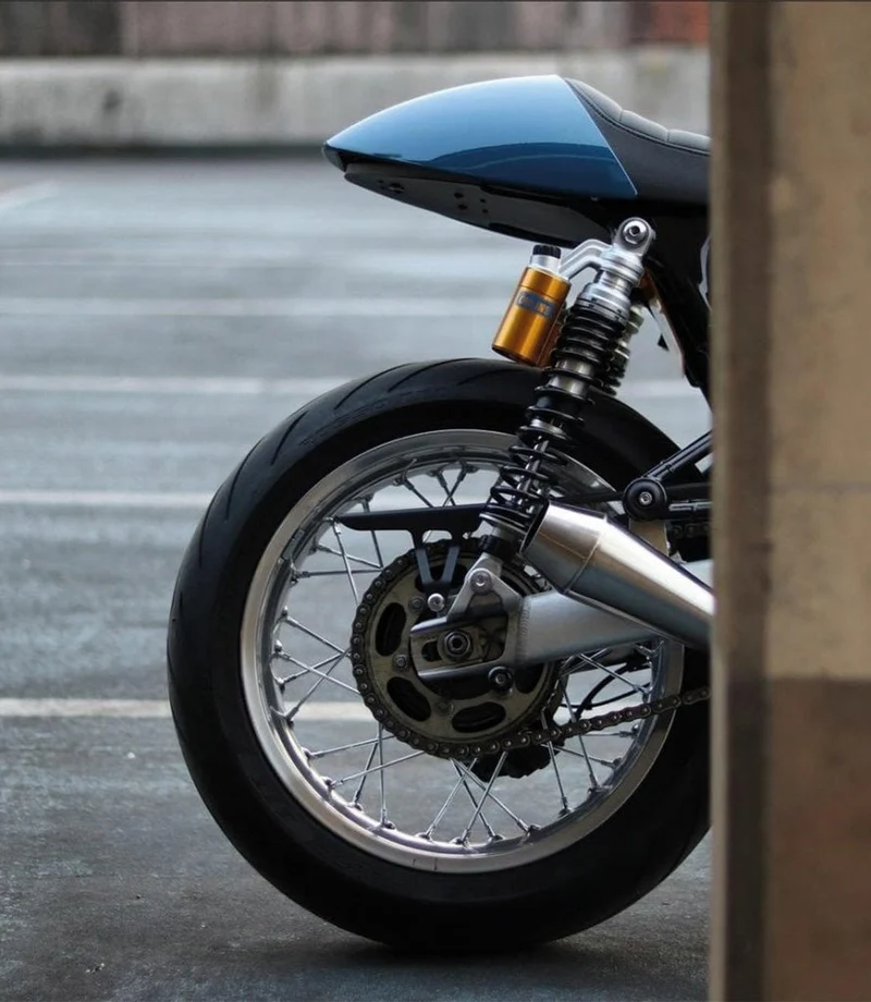 Paracatena Triumph per Speed Twin / Thruxton 1200 - Nero