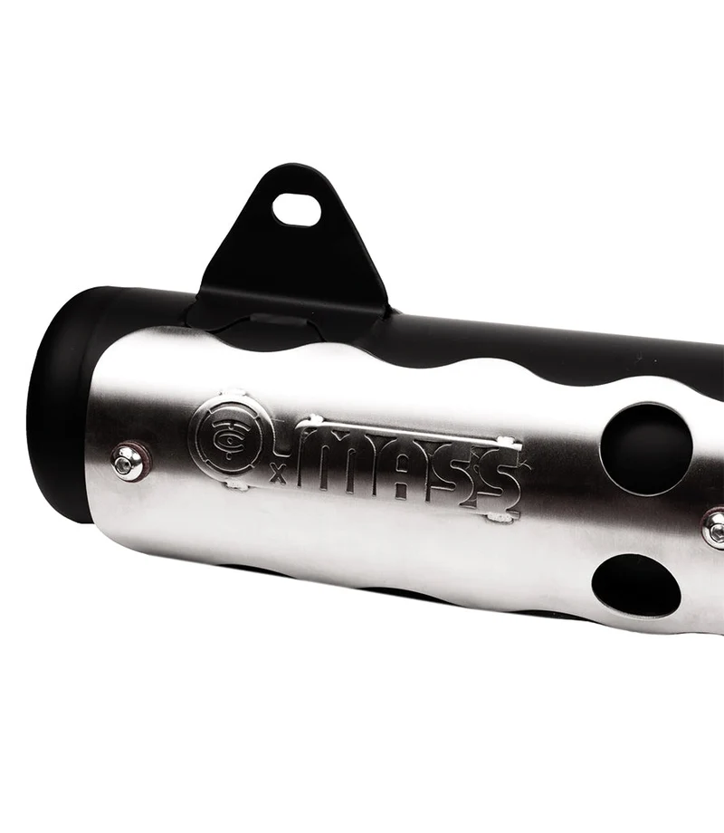 Scarico Alto per Interceptor / Continental GT 650 - Cross Alto - Nero - Cafe Twin x Mass Exhaust