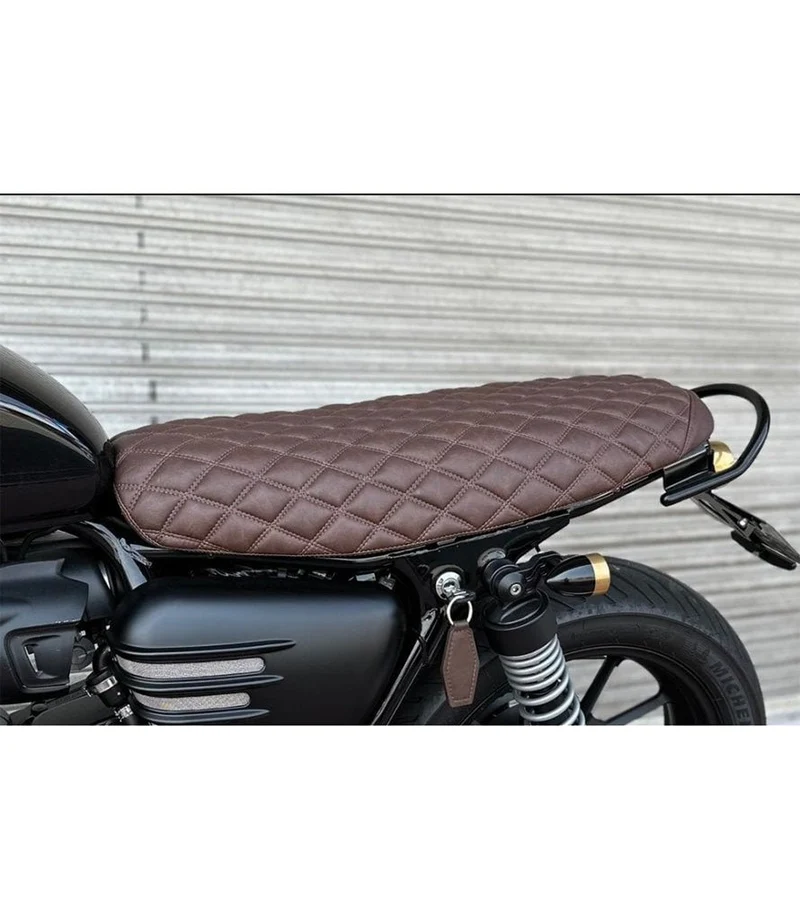 Sella Cafe Racer a Rombi per Triumph dal 2016 - Marrone