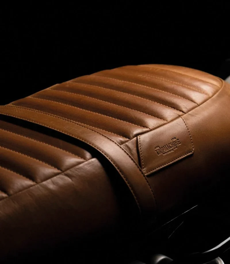 Sella per Interceptor / GT 650 in Pelle Marrone Vintage Tan