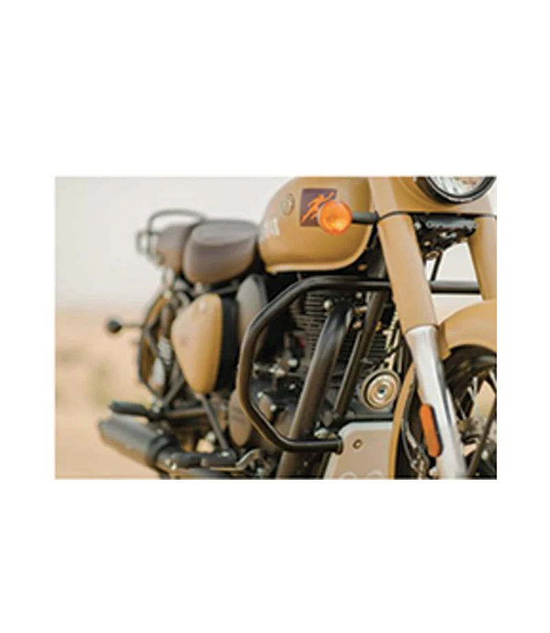 Barre Motore Ottagonali per Classic / Meteor / Bullet 350 Nere - Royal Enfield