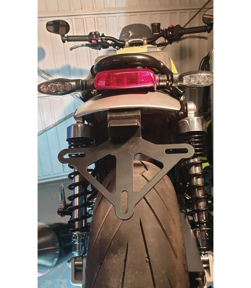 Porta Targa Corto per Triumph Speed Twin 1200