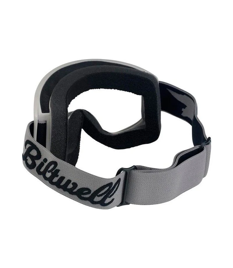 Mascherina Moto 2.0 Biltwell Script Titanium