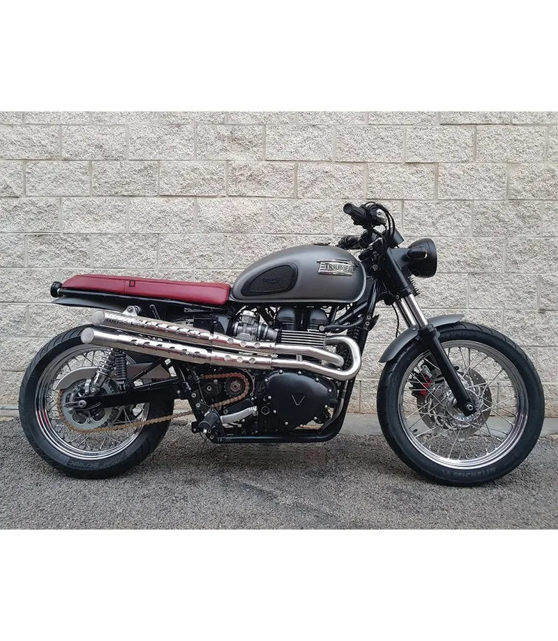 Scarico Alto per Triumph Omologato - Mohave Uk Style - Mass
