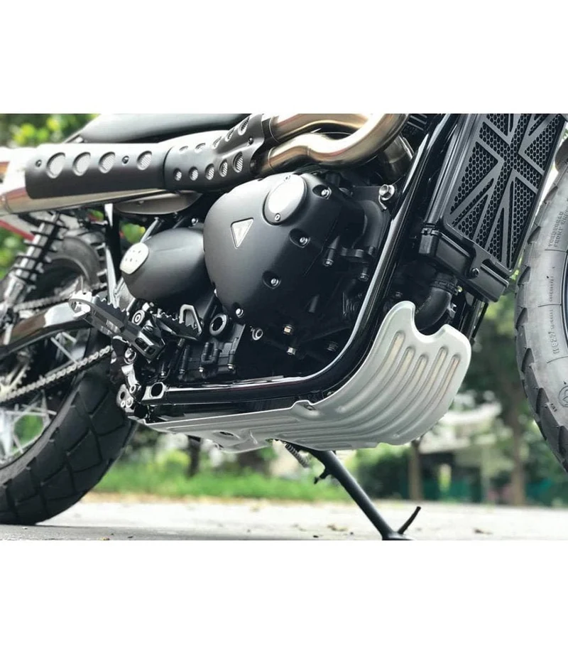 Paracolpi per Triumph dal 2016 Cromato