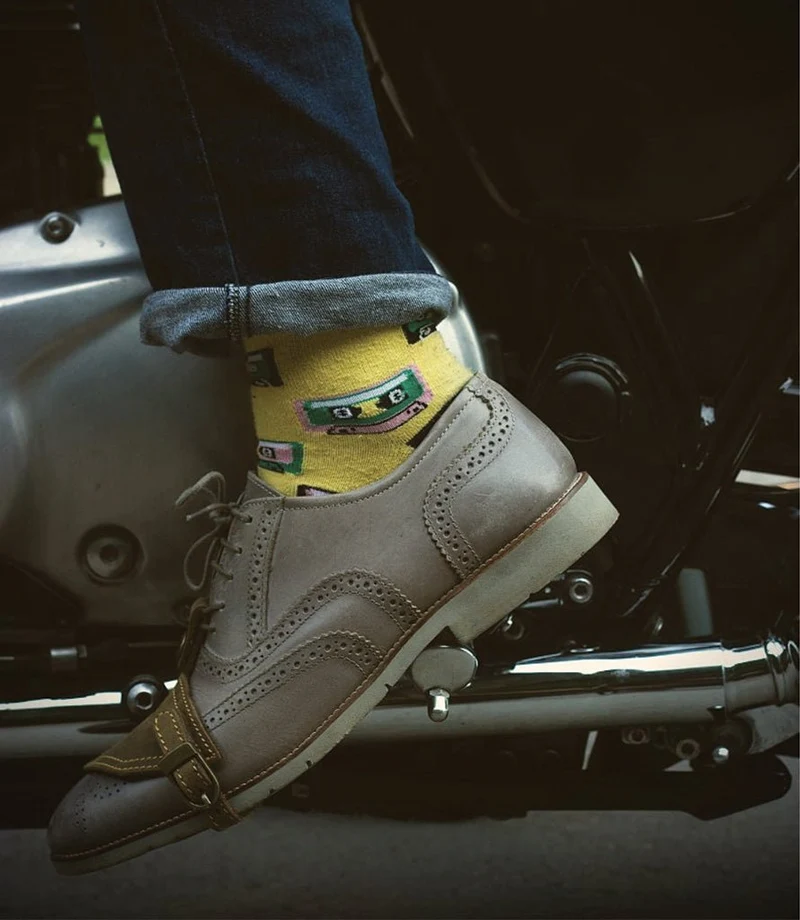 Copriscarpa Moto Vintage - Marrone