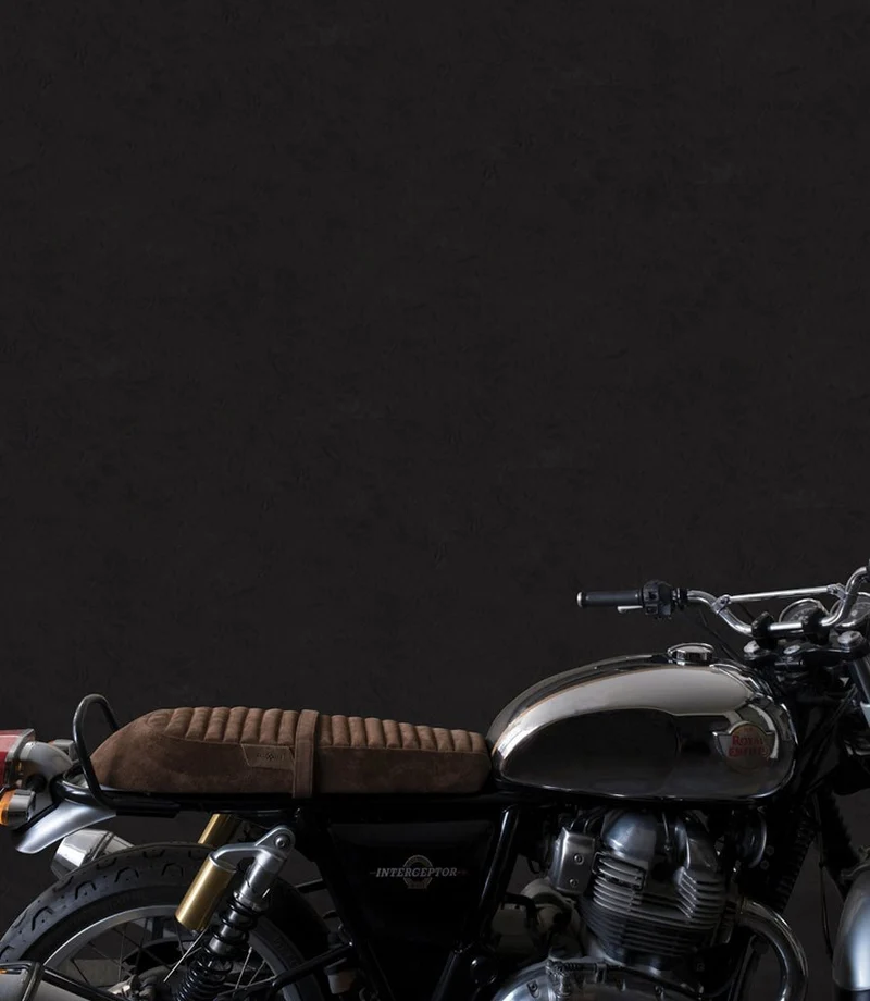 Sella Comfort per Interceptor / GT 650 Royal Enfield - Marrone