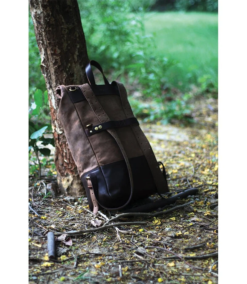 Zaino Moto Vintage Marrone - Trip Machine