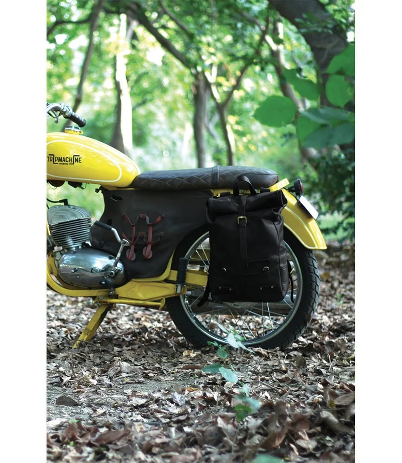 Zaino Moto Vintage Nero - Trip Machine