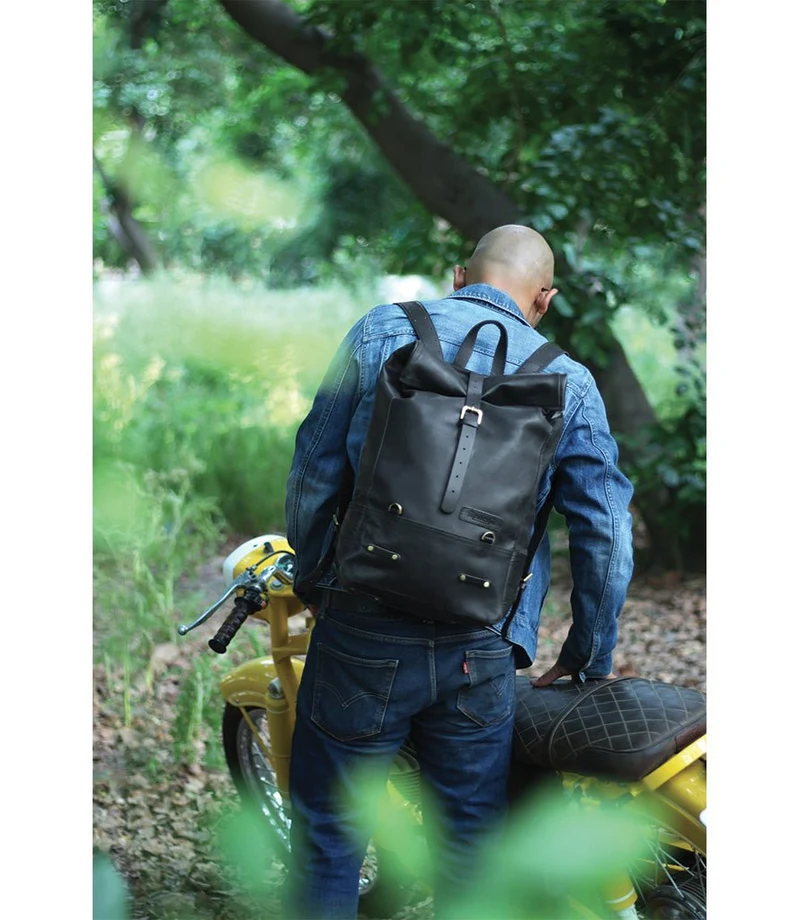 Zaino Moto Vintage Nero - Trip Machine