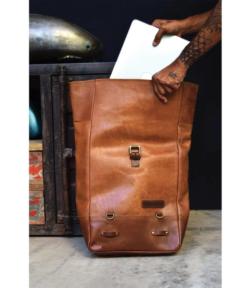 Zaino Moto Vintage Vintage Tan - Trip Machine
