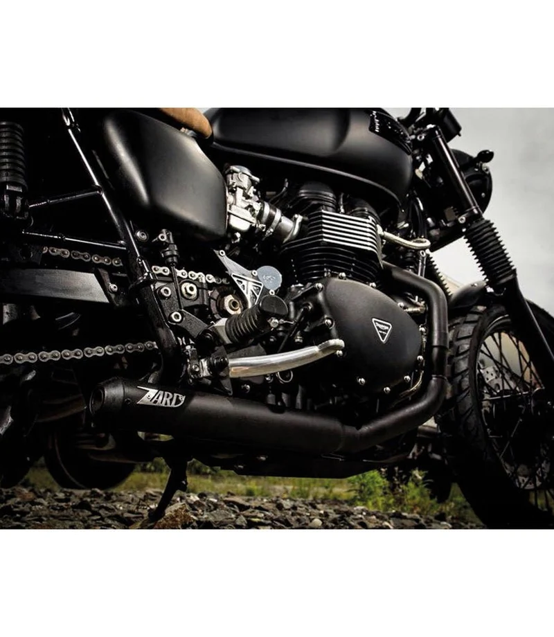 Scarico per Triumph a carburatori - 2 in 1 - Zard