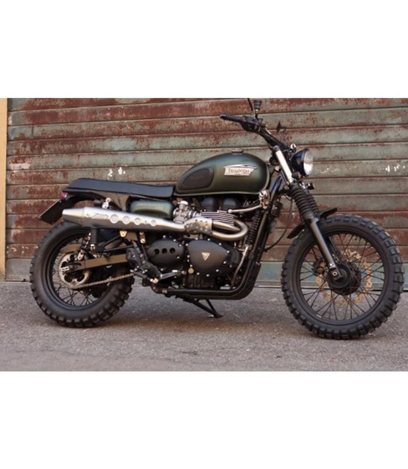 Scarico per Triumph Scrambler EFI - 2 in 1 Alto - Zard