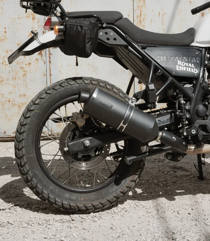 Scarico per Himalayan / Scram 411 - Oval Inox - Mass