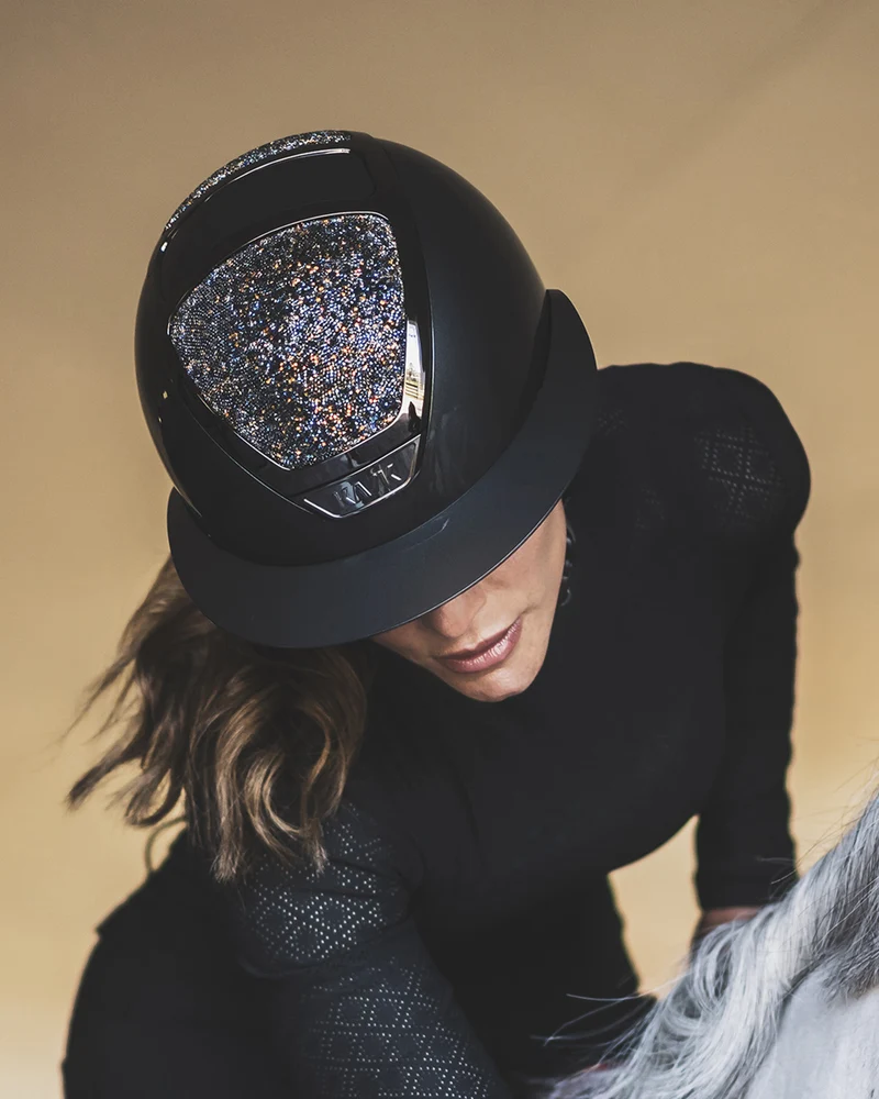 Riding Helmet Star Lady Pure Shine Midnight Mixture Zephyr