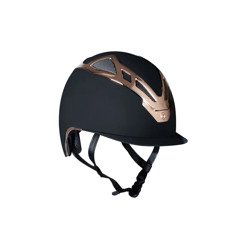 Apex Chrome Riding Helmet Black Matt/Rose Gold