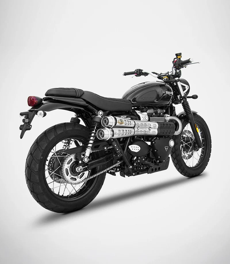 Terminali di Scarico per Triumph Street Scrambler 900 - Six Days - Zard