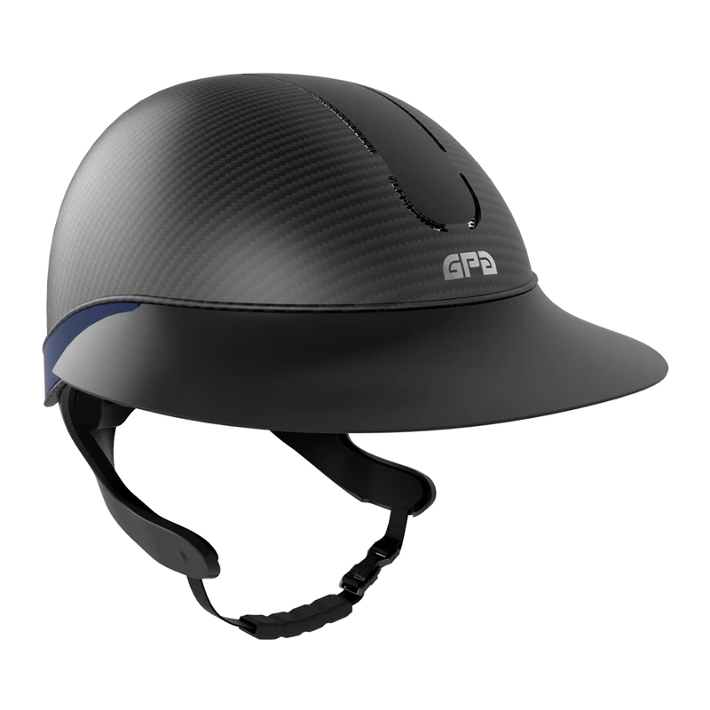 Global First Lady Carbon Matt TLS Riding Helmet