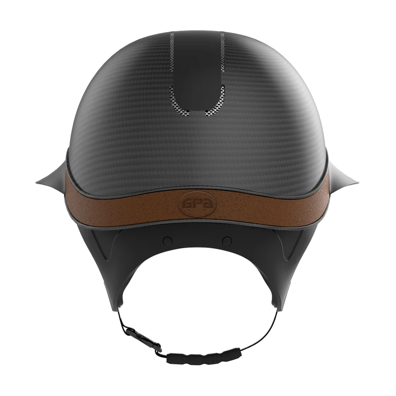 Global First Lady Carbon Matt TLS Riding Helmet
