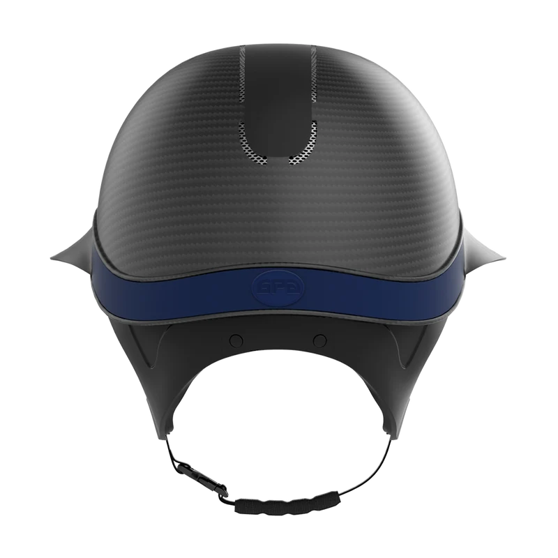 Global First Lady Carbon Matt TLS Riding Helmet