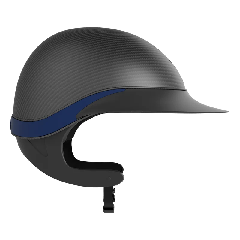 Global First Lady Carbon Matt TLS Riding Helmet