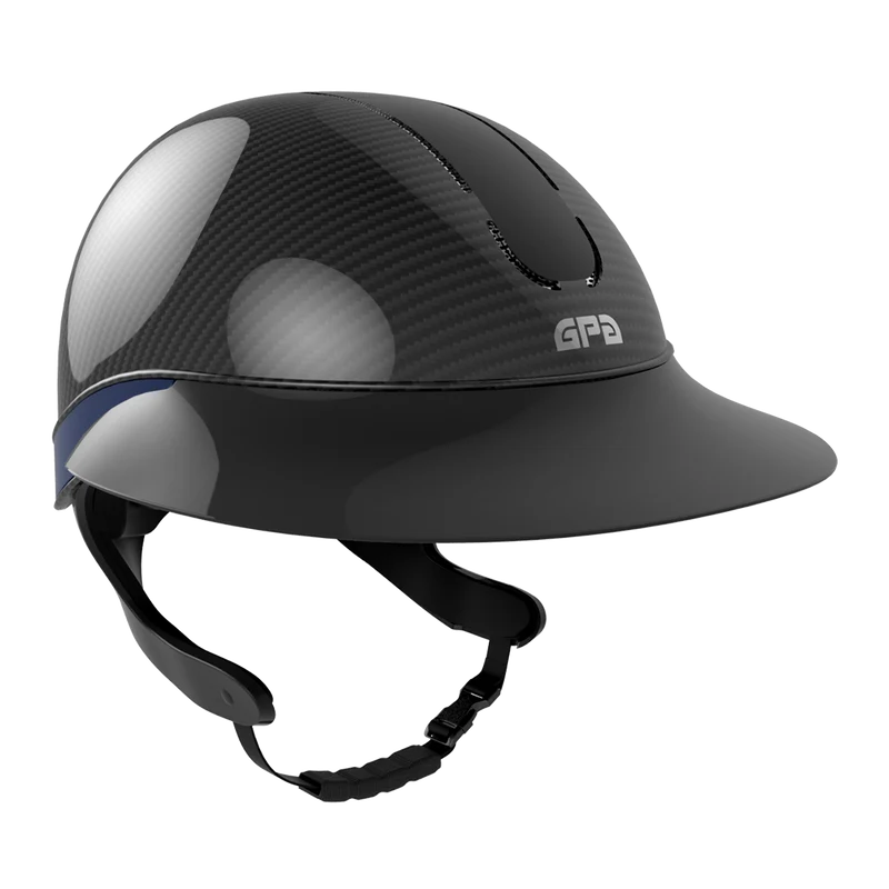 Global First Lady Carbon Shiny TLS Riding Helmet