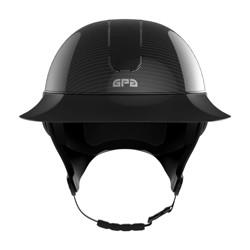 Global First Lady Carbon Shiny TLS Riding Helmet