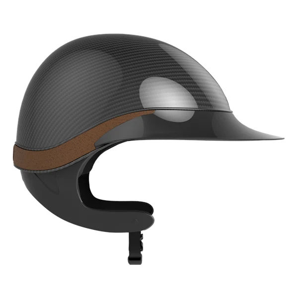 Global First Lady Carbon Shiny TLS Riding Helmet
